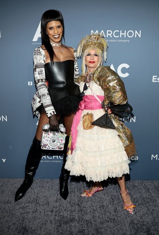 Laverne Cox and Betsey Johnson