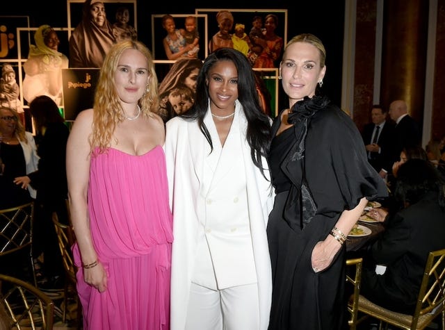 Rumer Willis, Ciara, and Molly Sims