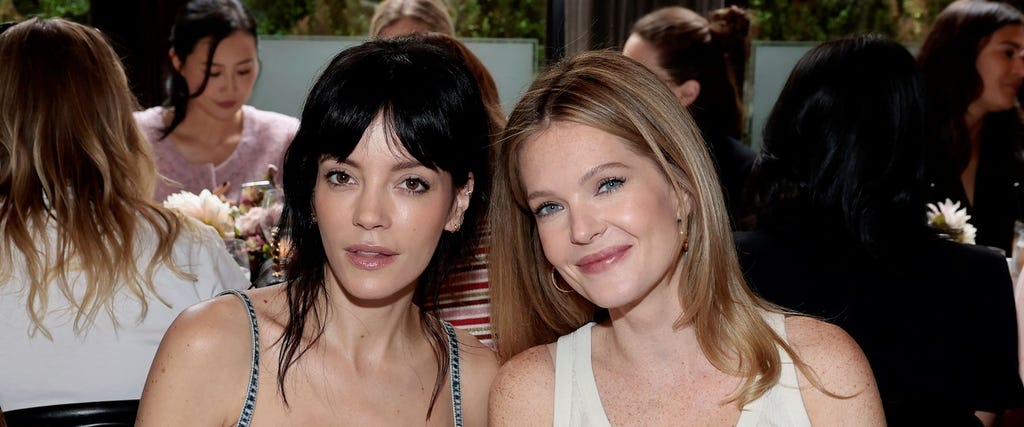 Lily Allen and Meghann Fahy
