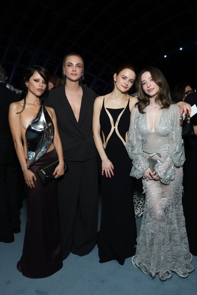  Jenna Ortega, Cara Delevingne, Joey King, and Mikey Madison 