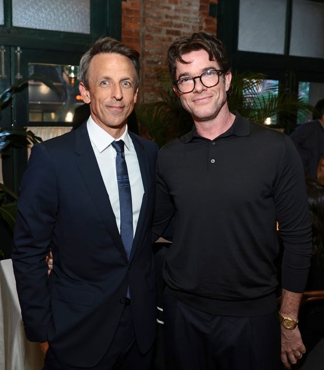 Seth Meyers and John Mulaney