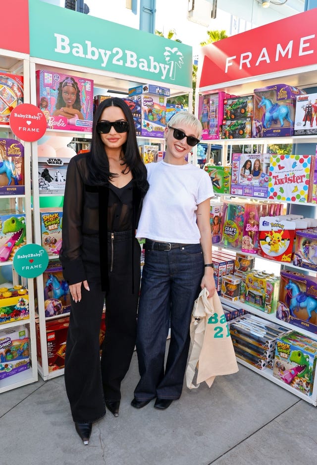Demi Lovato and Emma Chamberlain