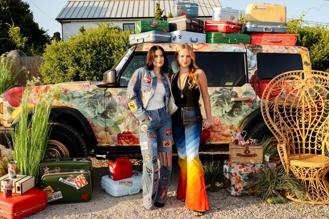 Ella Travolta and Sailor Brinkley-Cook