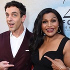 B.J. Novak and Mindy Kaling