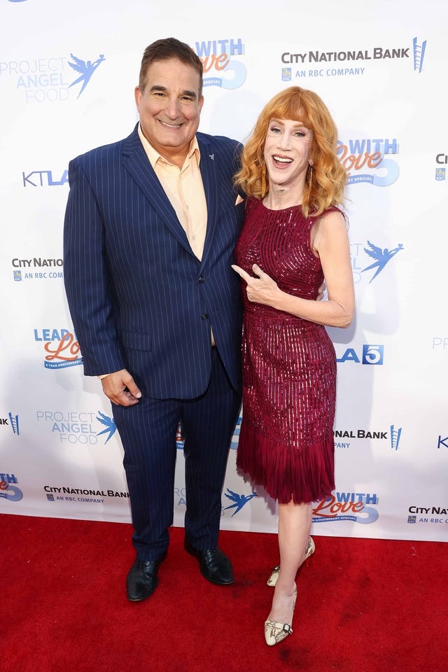 Richard Ayoub and Kathy Griffin
