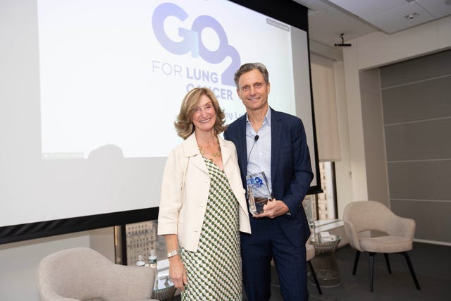 Laurie Ambrose and Tony Goldwyn