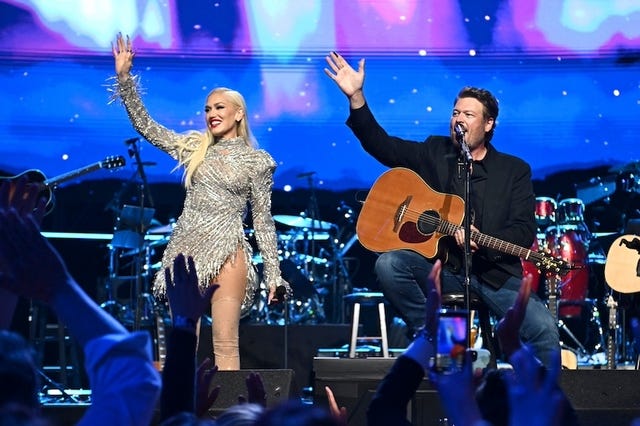 Gwen Stefani and Blake Shelton