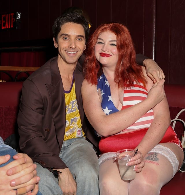Paul Downs and Meg Stalter
