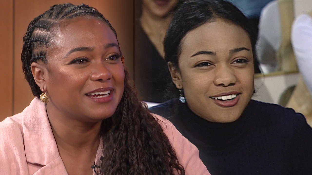 Tatyana Ali Tears Up Watching Back Fresh Prince Memories | ET Then & Now