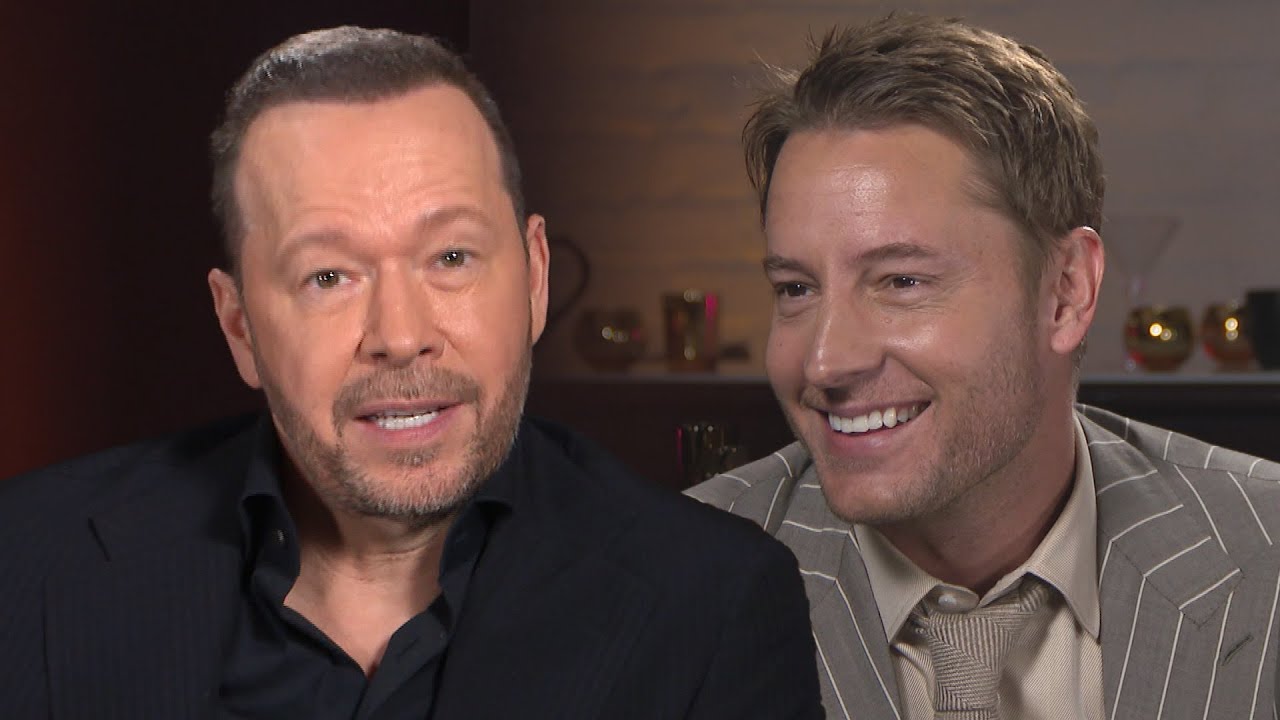 Justin Hartley and Donnie Wahlberg Pitch Tracker-Boston Blue Crossover | Spilling the E-Tea