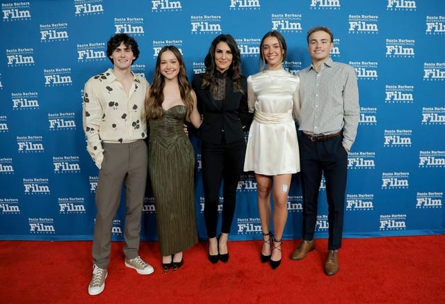 Jacob Ward, Sadie Stanley, Daniela Ruah, Elise Scalfani, and Zach White