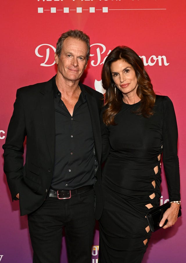 Rande Gerber and Cindy Crawford