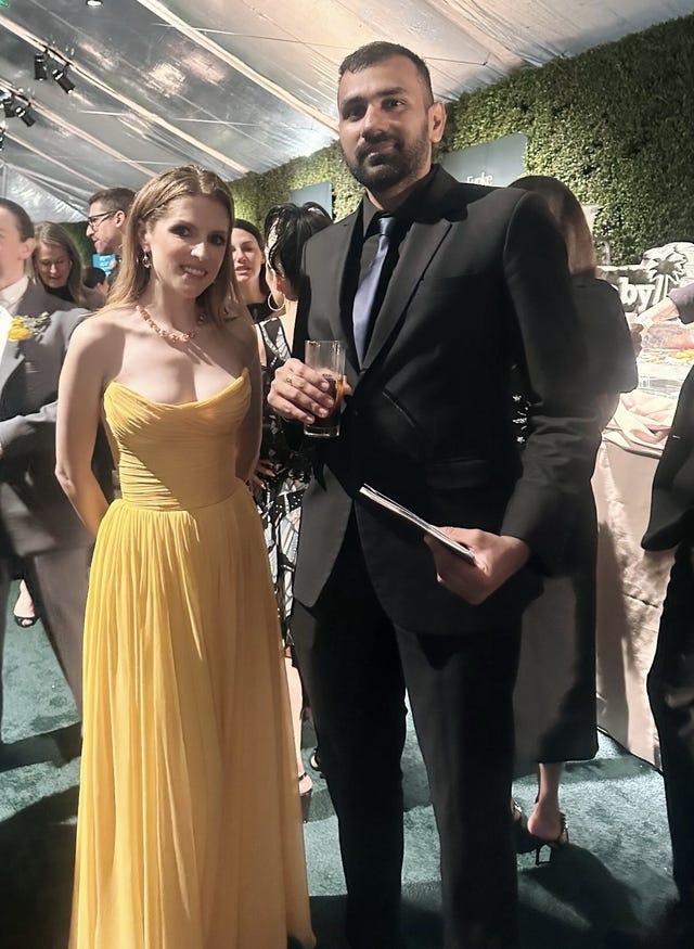 Anna Kendrick and Nitish Kannan